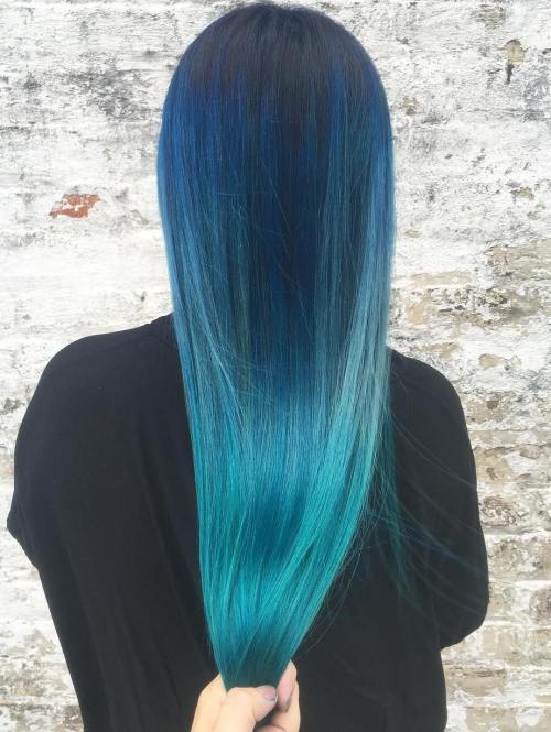 Dlouho Ocean Colored Ombre