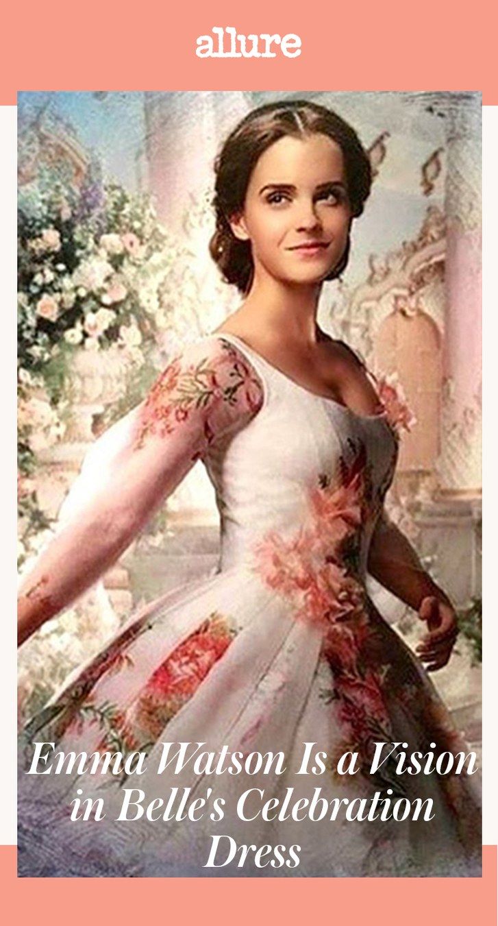美女与野兽第一眼：艾玛·沃特森是美女的愿景's Celebration Dress