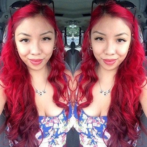 ярък red hair color