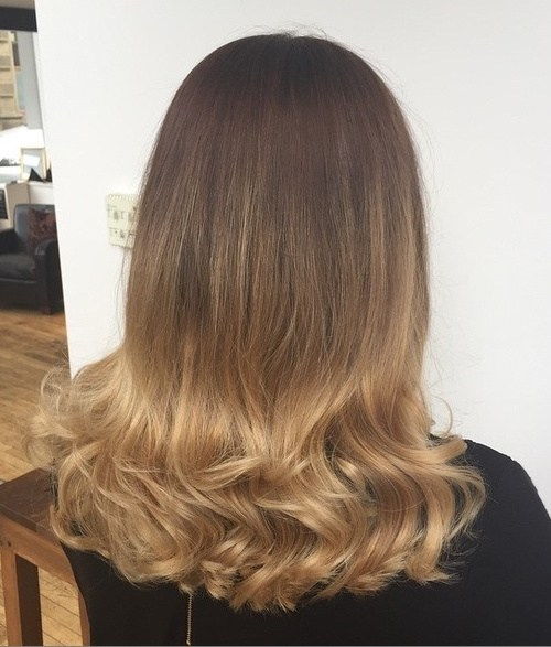 temný blonde ombre for brown hair