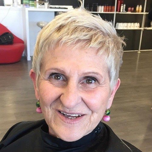 krátký blonde 'do for women over 70