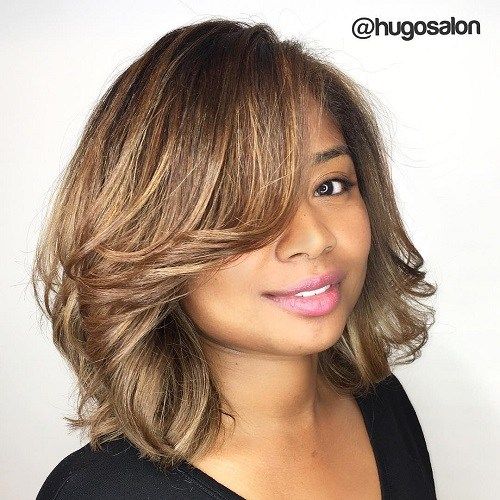Dlouho Bob Hairstyle For Round Face