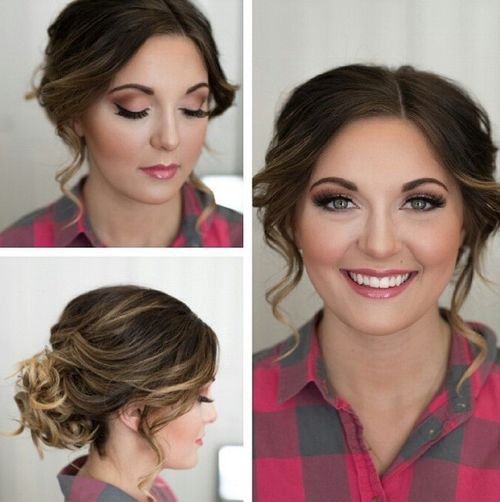 kudrnatý updo for fat round faces